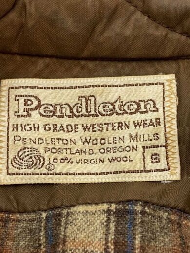 商品画像：70s/ウェスタンシャツ/長袖シャツ/S/ウール/BEG/チェック 3