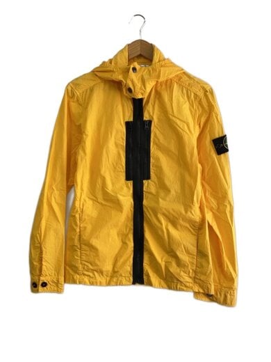 商品画像：左袖汚れ有/PARACHUTE HOODED SHIRT JACKET/ジャケット/S/コットン/YLW 1