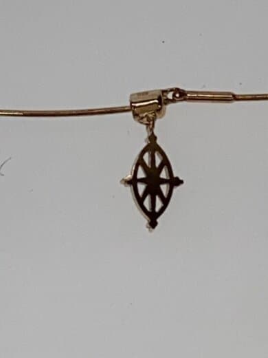 商品画像：K10/1.3g/ワイヤーチェーンネックレス/スライド/GLD/レディース/10232116149// 4