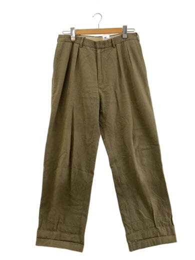 商品画像：90s/2タックスラックス/ヘリンボーン/ボトム/34/コットン/GRN// 1