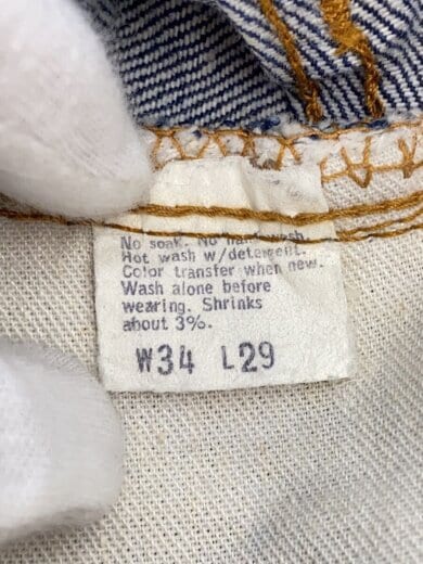 商品画像：80s/Lot.505/5刻印/42TALON/丈詰め有/ボトム/33/デニム/IDG 5