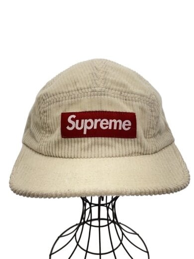 商品画像：Supreme Corduroy Camp Cap/キャップ/FREE/コーデュロイ/WHT/メンズ 1