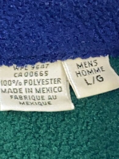 商品画像：メキシコ製/フリースベスト/L/ポリエステル/GRN// 4