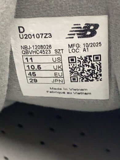 商品画像：ローカットスニーカー/29cm/GRY/U20107Z3 5