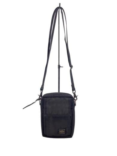 商品画像：テープ剥がれ有/ショルダーバッグ/ポリエステル/BLK 1