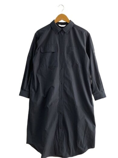 商品画像：ドットエアーコンフィー/シャツワンピース/M/ポリエステル/BLK/NW2412-1H202-B// 1