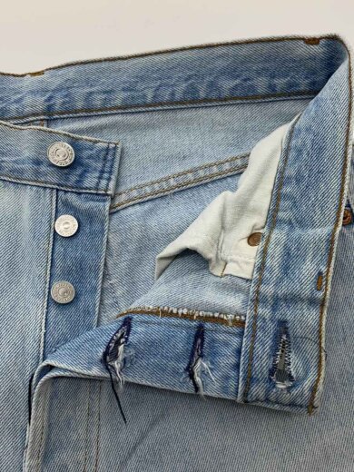 商品画像：90s/USA製/バレンシア工場/ボタン裏555/31/コットン/BLU/501-5900// 3