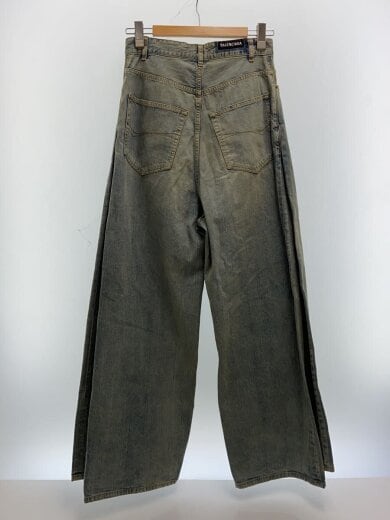 商品画像：23AW/DOUBLE FRONT WIDE LEG JEANS/XS/コットン/IDG/767979 TPW53 2