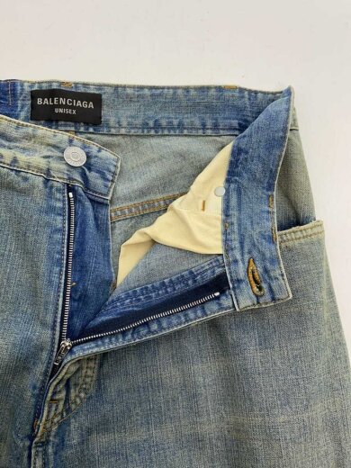 商品画像：23AW/DOUBLE FRONT WIDE LEG JEANS/XS/コットン/IDG/767979 TPW53 3