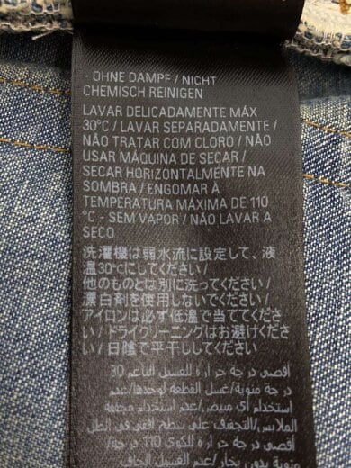 商品画像：23AW/DOUBLE FRONT WIDE LEG JEANS/XS/コットン/IDG/767979 TPW53 7