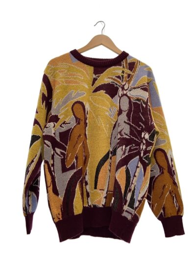 商品画像：GUILTY PARTIES/COTTON MOHAIR CREW NECK SWEATER/M/コットン/BRW 1