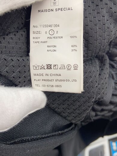 商品画像：Washed Nylon Side Line Prime/1/ポリエステル/BLK/11232461304// 6