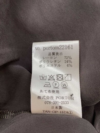 商品画像：長袖ワンピース/--/レーヨン/GRY/PORTOM22161// 4