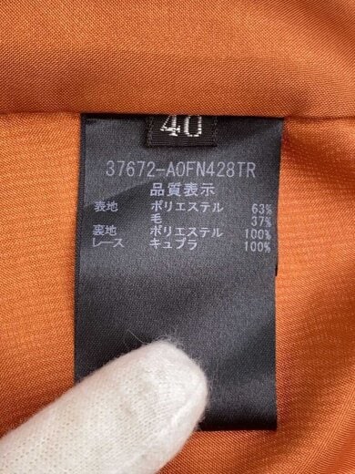 商品画像：プリーツワンピース/40/ポリエステル/ORN/37672-AOFN428TR// 4
