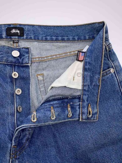 商品画像：SLIM OL/USA製/汚れ有/ストレートパンツ/34/コットン/IDG/316041// 3