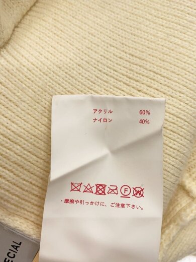 商品画像：ビッグスラッシュニットカーディガン/カーディガン(薄手)/M/アクリル/CRM/21212365409// 5