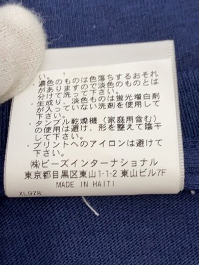商品画像：Tシャツ/L/コットン/NVY/0123184 5