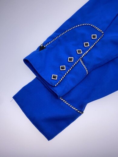 商品画像：ウエスタンシャツ/長袖シャツ/XL/ポリエステル/BLU// 5