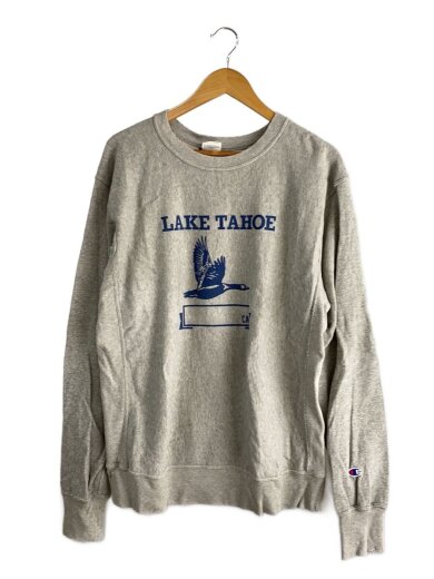商品画像：REVERSEWEAVE/ロゴスウェット/ダメージ加工/XL/コットン/GRY/C3-Z013// 1