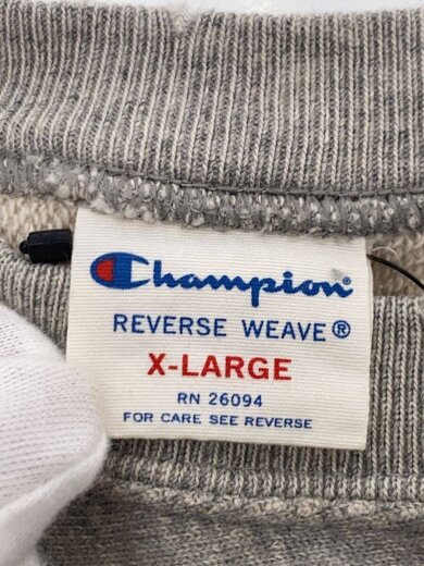 商品画像：REVERSEWEAVE/ロゴスウェット/ダメージ加工/XL/コットン/GRY/C3-Z013// 3
