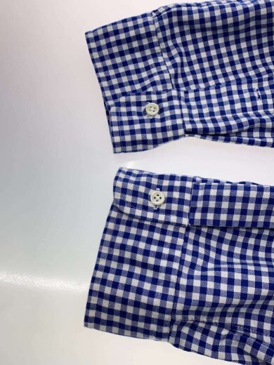 商品画像：ボタンダウン/長袖シャツ/XL/コットン/BLU/ギンガムCK// 5