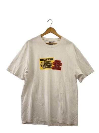 商品画像：WACKO MARIA/天国東京/黒眼帯/使用感有/Tシャツ/XL/コットン/WHT// 1