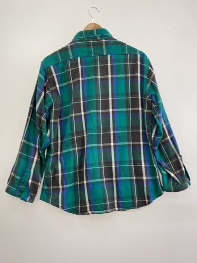 商品画像：90s/USA製/ヘビーネルシャツ/L/コットン/GRN/チェック// 2