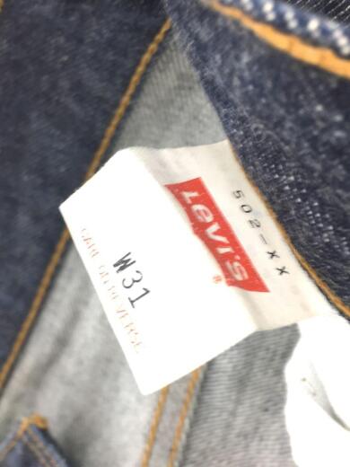 画像：Levi’s502-XX/95年製/ボタン裏J09/日本製復刻/ビッグE/31/デニム/IDG/5