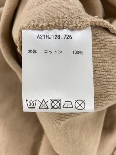 画像：ami alexandre mattiussiTシャツ/XL/コットン/BEG/A21HJ128.7265