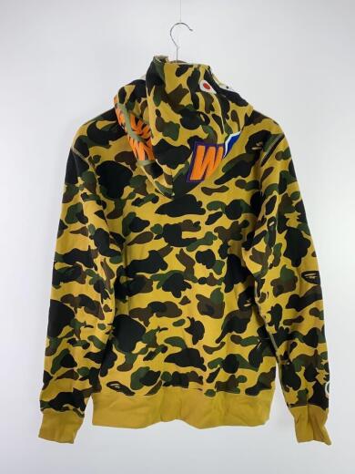 画像：A BATHING APEサルカモシャークジップパーカー/L/コットン/BEG/001ZPK201009M2