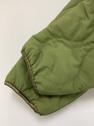 画像：BEAMSキルティングジャケット/L/ナイロン/KHK/無地/11-18-0029-120 22F-BM0605