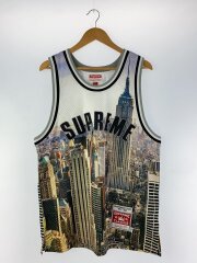 21SS/Basketball Jersey/Skyline/L/ポリエステル/マルチカラー/総柄