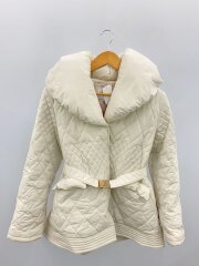 2024AW Madison Quilted Short Coat/S/ポリエステル/WHT/1243307050