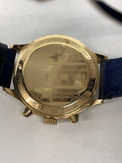 商品画像：クォーツ腕時計/アナログ/レザー/GLD/BLK/0511-S060605 3