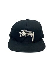 ロゴ刺繍キャップ/FREE/BLK/メンズ