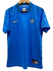 Camiseta Jersey/ジャージ/L/ポリエステル/BLU/総柄/DR2616-450