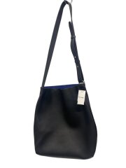 ショルダーバッグ/フェイクレザー/BLK