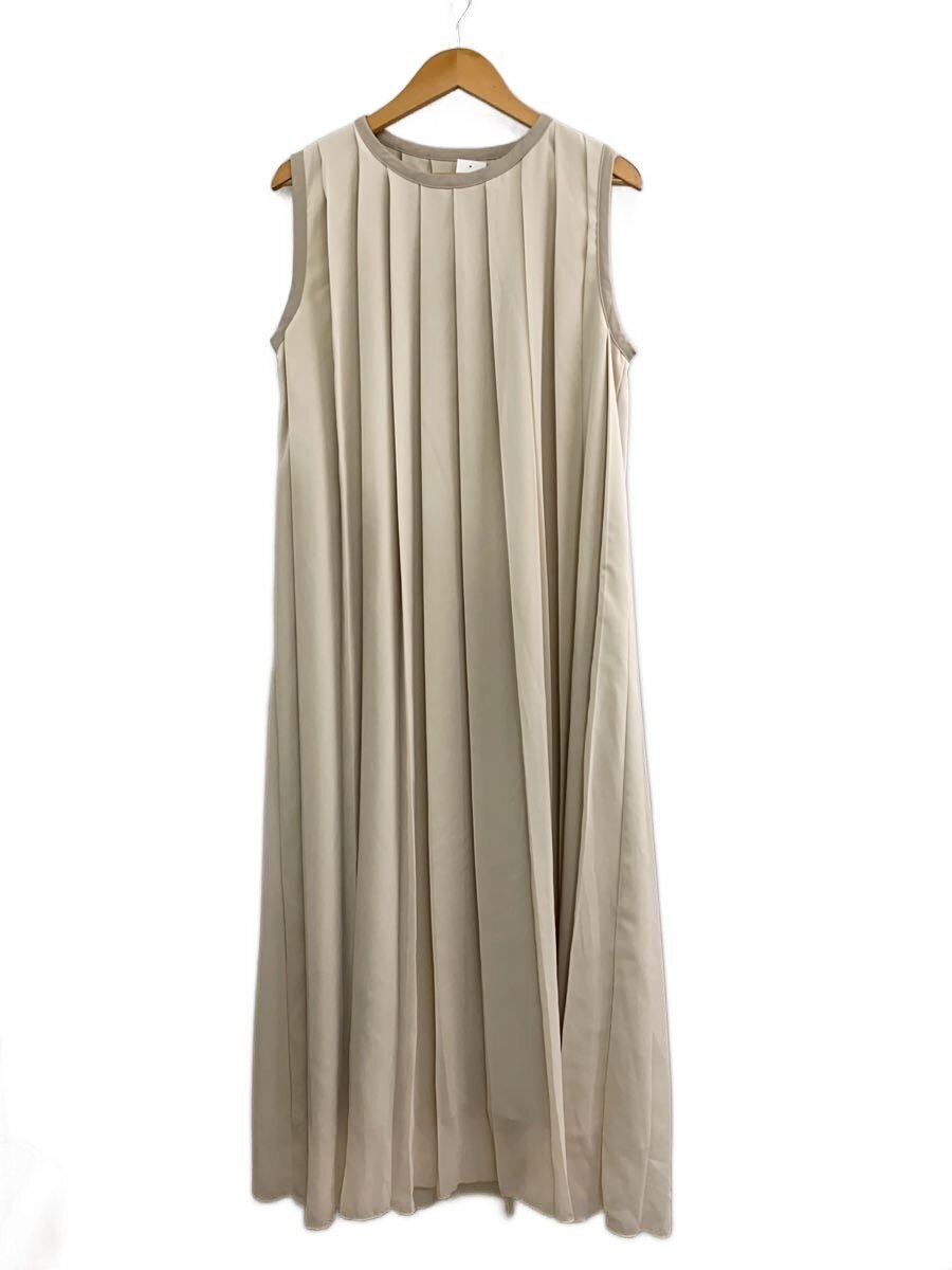 AMERI / ノースリーブワンピース/M/ポリエステル/BEG/0225105921210/タグ付き