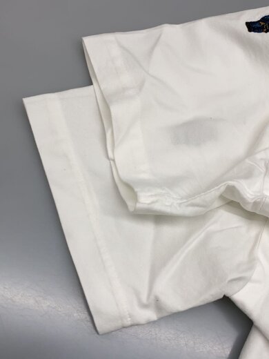 商品画像：S/Sベア刺繍シャツ/M/コットン/WHT 5