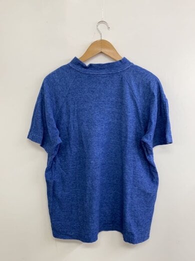 商品画像：モックネックTシャツ/L/コットン/BLU 2