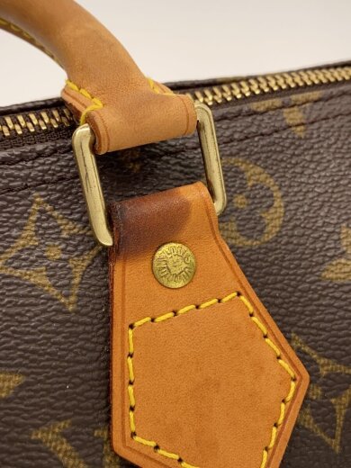 商品画像：2)スピーディ30_モノグラム・キャンバス/PVC/BRW 7