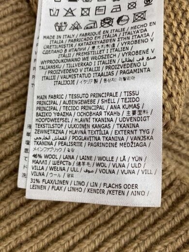 商品画像：22AW/エルボーパッrチクルーネックニット/L/ウール/CML/S11GP0001 5