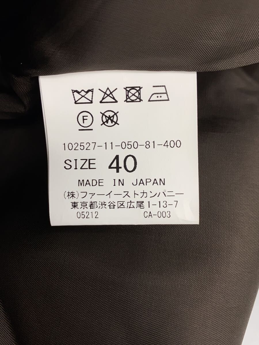 ANAYI / 25AW/ツイルタックプリーツフレア スカート/40/ポリエステル/BRW/102527-11-050-81-400
