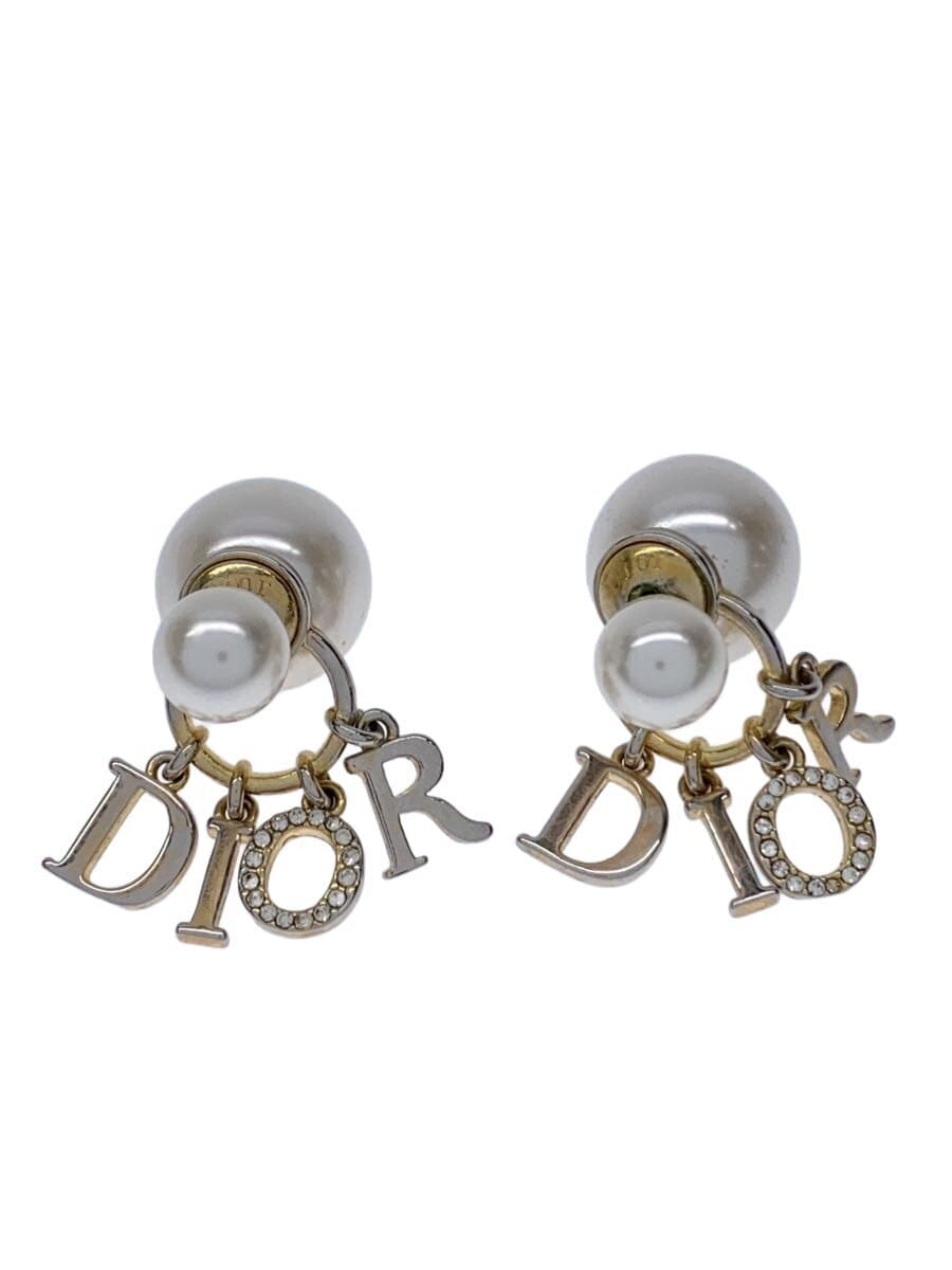 Christian Dior / TRIBALES/ピアス/--/パール/SLV/レディース//青錆有