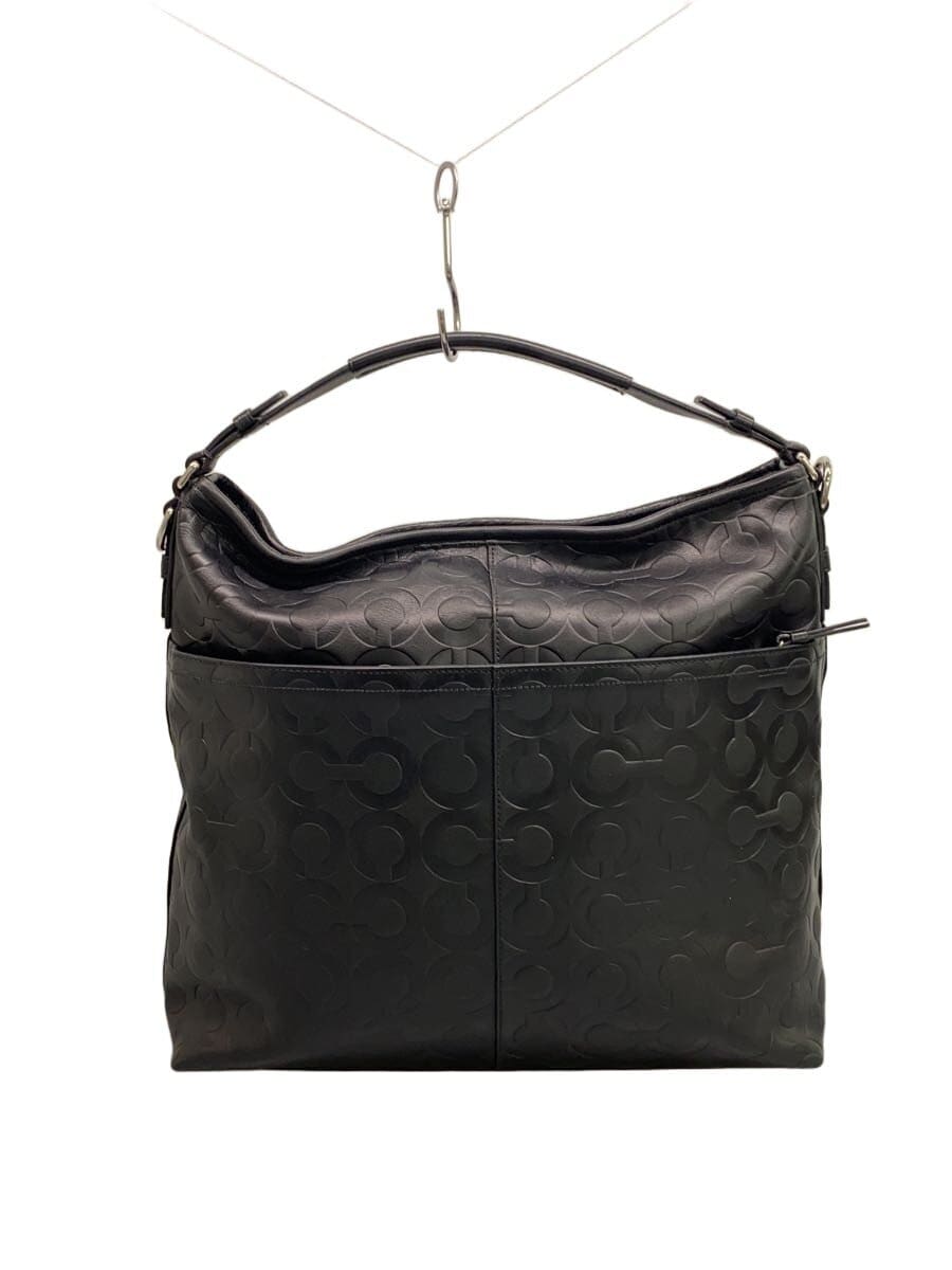 COACH / ショルダーバッグ_オプアート/レザー/BLK