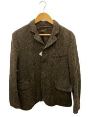 CLASSIC JACKET/ヘリンボーンカバーオール/38/コットン/BRW/IJ2-BH