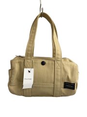 ミニドラムバッグ/ハンドバッグ/キャンバス/BEG