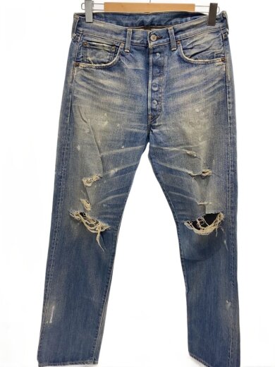 商品画像：復刻/BIG E/日本製/ストレートパンツ/34/コットン/BLU/71501/J31186 0106 1