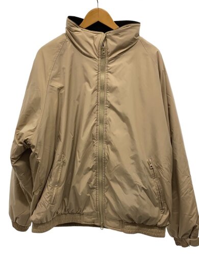 商品画像：ルーズフィットフリースジャケット/M/ポリエステル/BEG 1