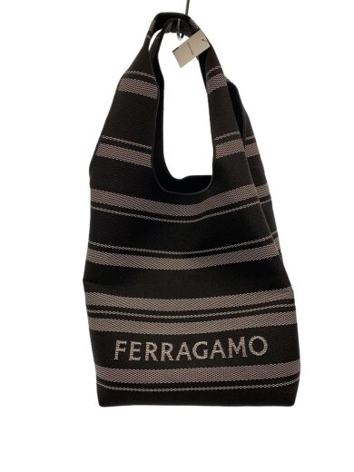 商品画像：FERRAGAMO LOGO TOTE BAG/BLK/GU-241357 1